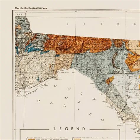 Florida Map Geology | Geoartmaps