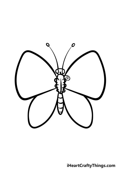 Details 128+ simple butterfly drawing - seven.edu.vn