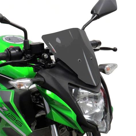 Powerbronze Naked Frosted Stealth Grey Screen Kawasaki Z125 2019 2024
