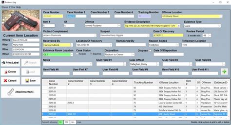 Evidence Management Software PMI Evidence Tracker