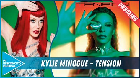 Kylie Minogue Tension Deluxe CD UNBOXING YouTube