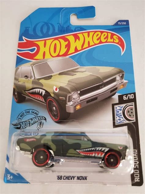 Amazon Hot Wheels 2020 Rod Squad 68 Chevy Nova 73 250 Toys Games