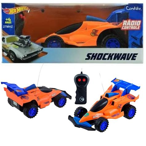 Carrinho De Controle Remoto Shockwave Hot Wheels Brinquedo Shopee Brasil