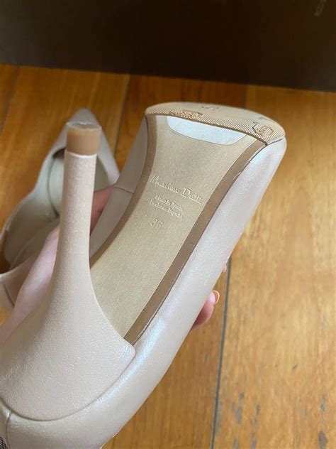 Massimo Dutti Nude Heels Nappa Leather Women S Fashion Footwear Heels On Carousell