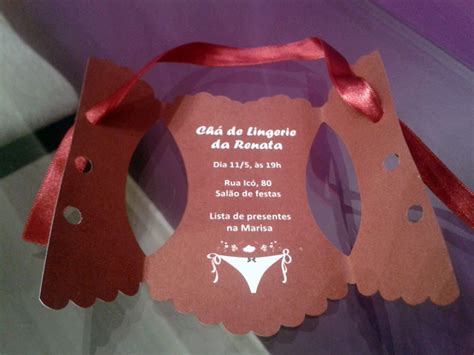 Convite Corselet Para Ch De Lingerie Elo Produtos Especiais