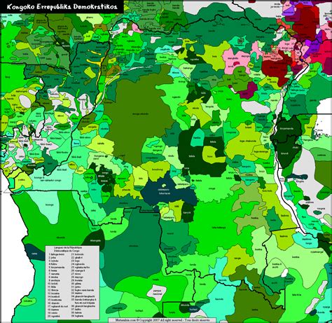 Les Langues En République Démocratique Du Congo