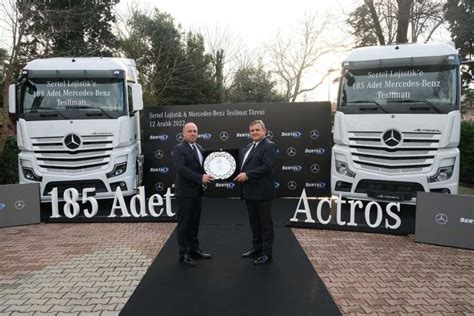 Sertel Lojistik Filosu 185 Mercedes Actros ile Güçlendi Ticari