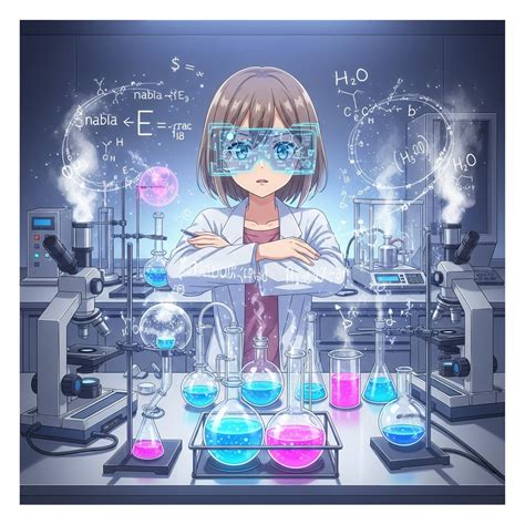 anime science magic image anime manga scientist