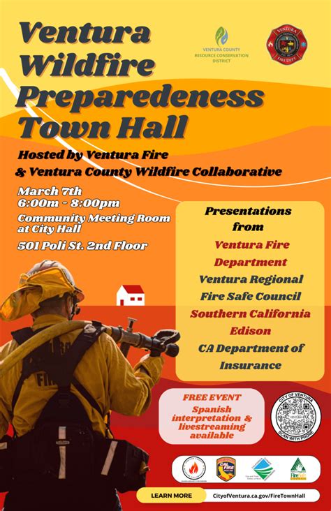 Wildfire Preparedness Town Hall Ventura Regional Fire Safe Council