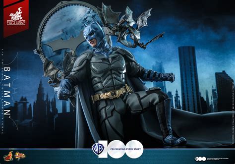 Hot Toys Reveals New Christian Bale Batman Action Figure With A Blue And Grey Suit Geektyrant