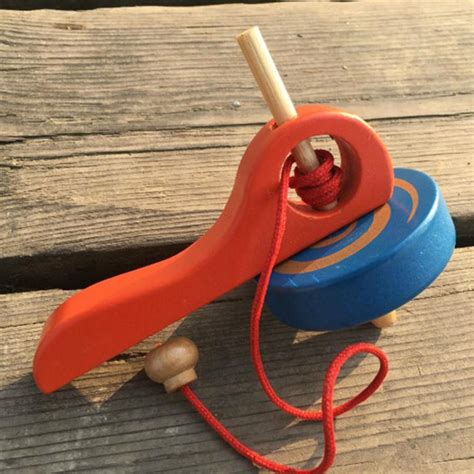 Creative Gyroscope Rotating Toys Wooden Educational Toy With Wooden