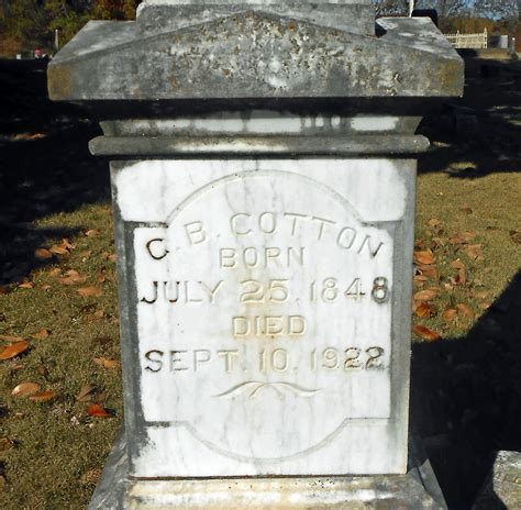 Claiborne Butler “C.B.” Cotton (1848-1922) - Find a Grave Memorial