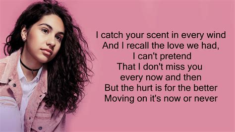 Alessia Cara River Of Tears Lyrics Youtube