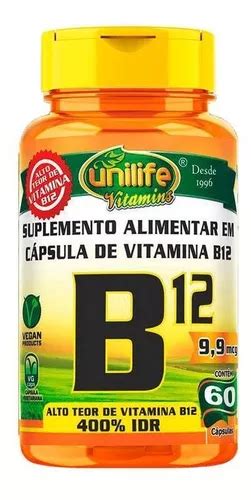 Vitamina B Cianocobalamina C Psulas Unilife Parcelamento Sem