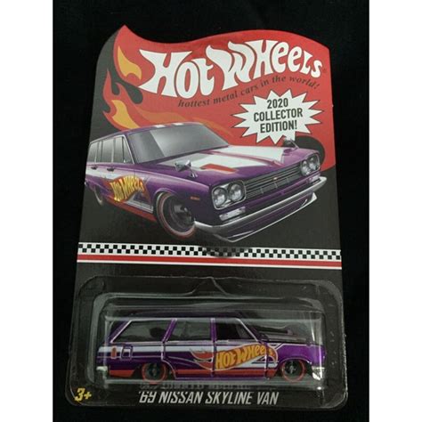 風火輪 hot wheels 2020 全球 限量 合金 69 日產 Nissan 天際線 skyline van 膠胎 蝦皮購物