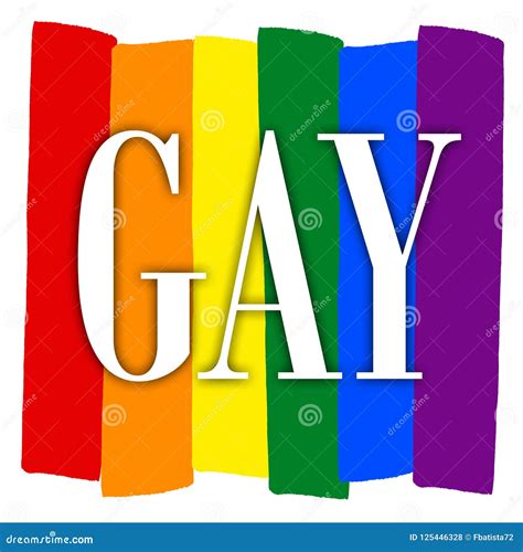 Rainbow Gay Pride Flag Symbol Of Sexual Minorities Gay Stock Illustration Illustration Of