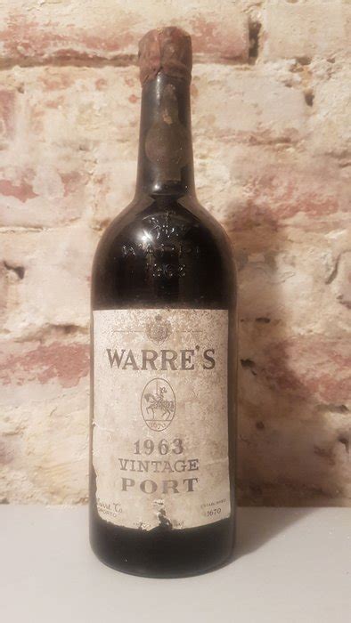 1963 Warre S Douro Vintage Port 1 Bottle 0 75L Catawiki