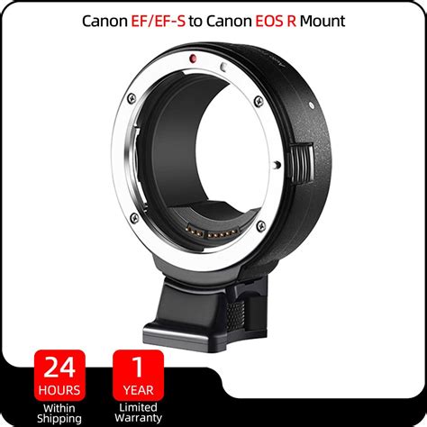 Anel Adaptador De Foco Autom Tico Para C Mera Canon Ef Eos R Rp R3 R5