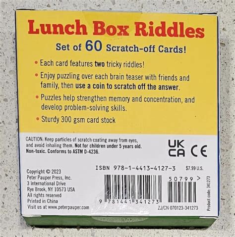 Lunch Box Riddles - Campbells Online Store