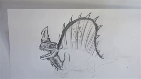 How To Draw Dimetrodon Jurassic World The Game Danny The Dinosaur Drawer Youtube