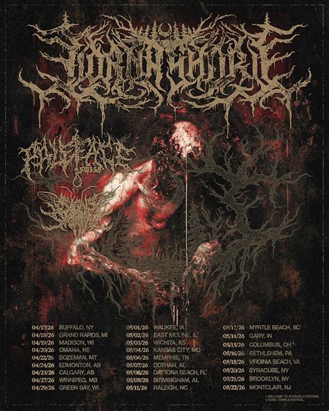 Ticket Information and Upcoming Tour Dates for Lorna Shore 15