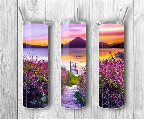 Oz Skinny Tumblers Mockup Canva Tumbler Mock Up Png Etsy