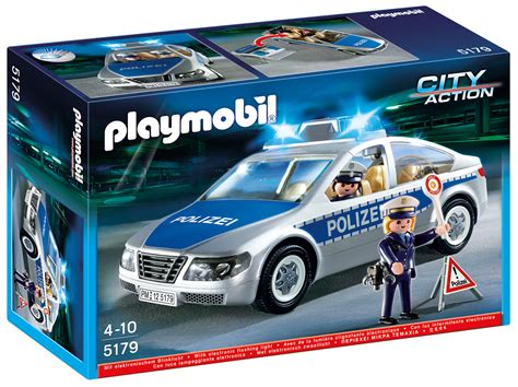 Playmobil City Action Pas Cher Voiture De Police Avec Lumi Res