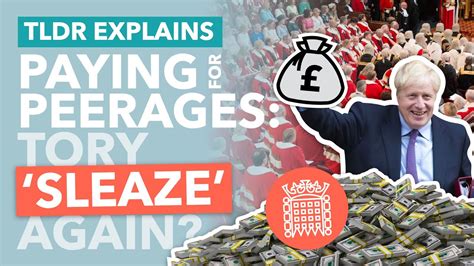 Tories Paying For A Peerage Tldr News Youtube