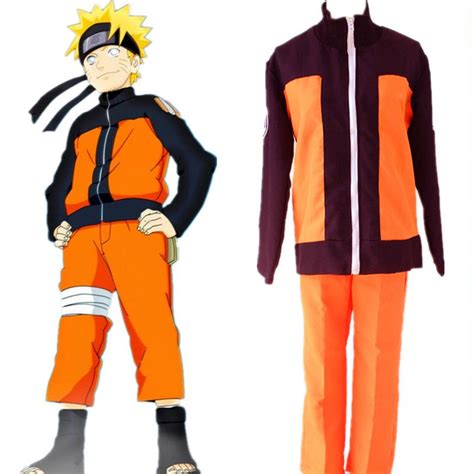 Naruto Uzumaki Cosplay Costumes Naruto Shippuden Clothing Japanese ...