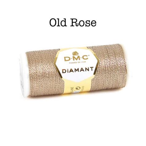 Dmc Diamant Metallic Embroidery Thread Single Strand Etsy