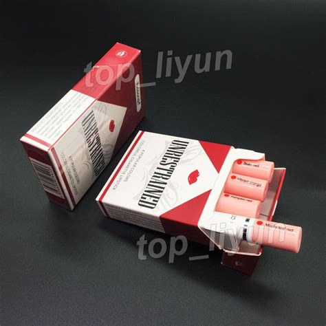 Ibcccndc Cigarette Lipstick Makeup Matte Lipsticks Unrestrained Lip Kit Velvet Nude Red