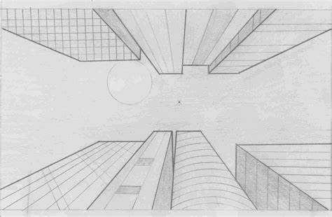 Simple One Point Perspective Drawing At Explore