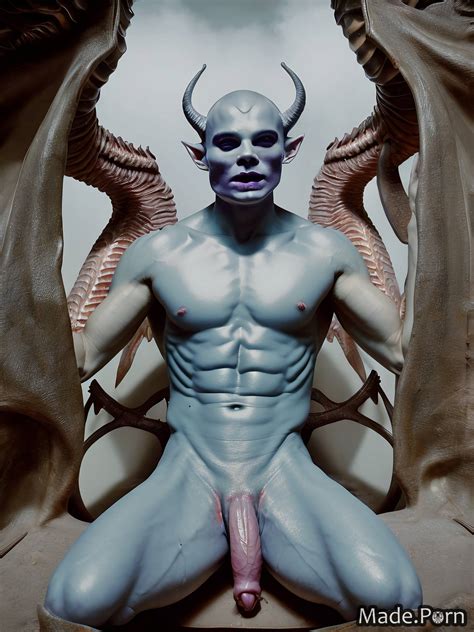 Porn Image Of Vivid Demon Horns Dragon Scales Big Balls Muscular 30 Masturbation Created By AI