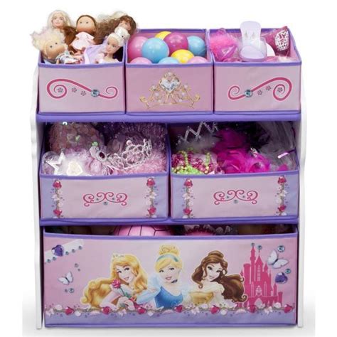 Disney Princesses Meuble Enfant En Bois Avec Rangements Rose Et