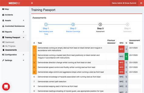 Training Passport Medic52
