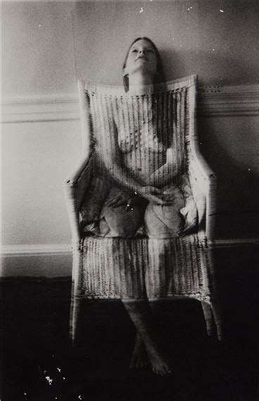 Francesca Woodman Untitled Seated Nude Double Exposure MutualArt
