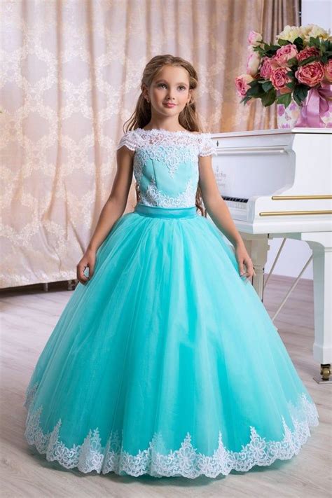Girls Turquoise Dress flower girl dresses turquoise color | Etsy ...
