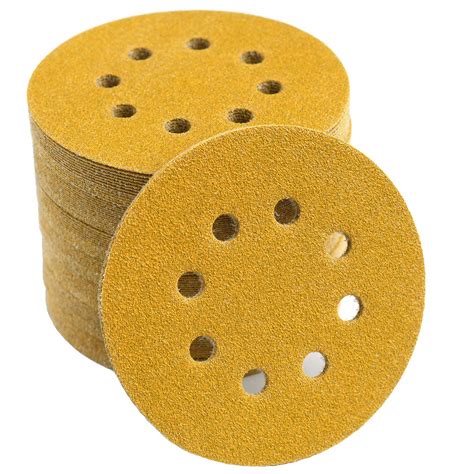 Inch Hole Hook And Loop Sanding Discs Grit Random Orbit