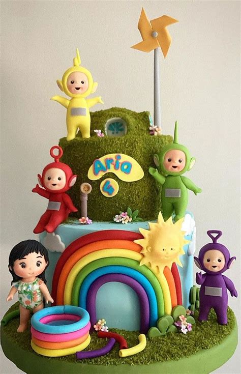 30 Cute Teletubbies Cake Ideas : Teletubbies & Swim Pool | Teletubbies cake, Teletubbies ...