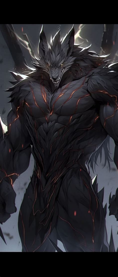 Pin By Veter1009 On арт In 2023 Werewolf Art Shadow Wolf Monster Art