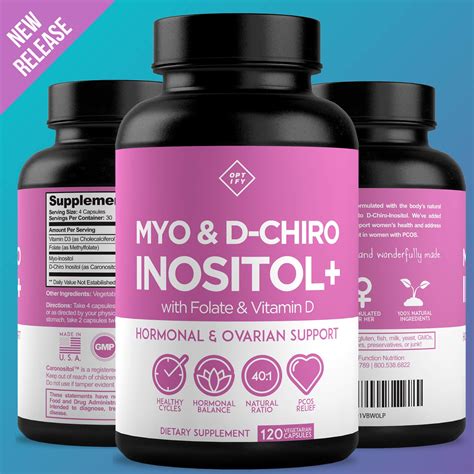 Premium Inositol Supplement Myo Inositol And D Chiro Inositol Plus