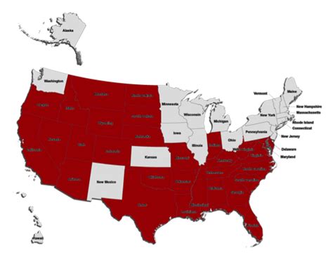 Marriage Equality In The United States A Visual Comparison Of State Prohibitions On Same Sex