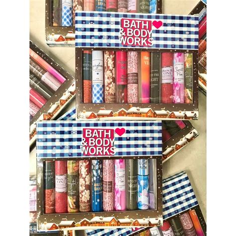 Xịt thơm Bath Bodyworks BBW set 5 10 chai thủy tinh 10ml Shopee