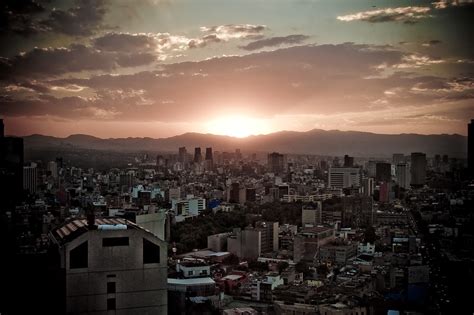 Mexico City: Sunrise / Sunset (Views from Plaza Suites ...