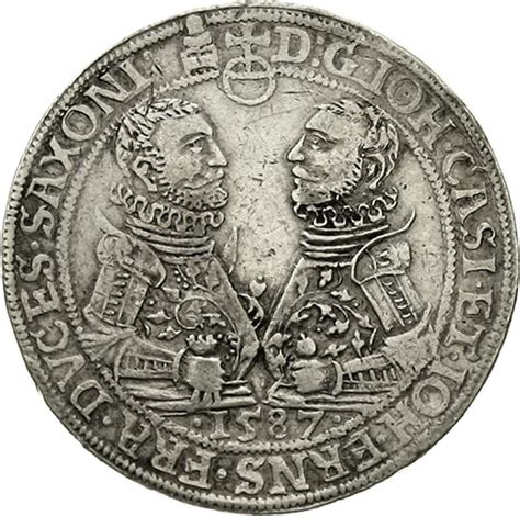 Reichsthaler Jean Casimir Et Jean Ernest Duch De Saxe Cobourg