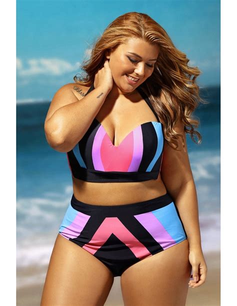 Comprar Bikini Multicolor En Talla Grande Online Zadeshop