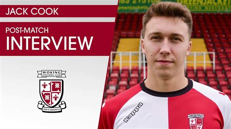 Jack Cook Concord Rangers 1 1 Woking Post Match Interview YouTube