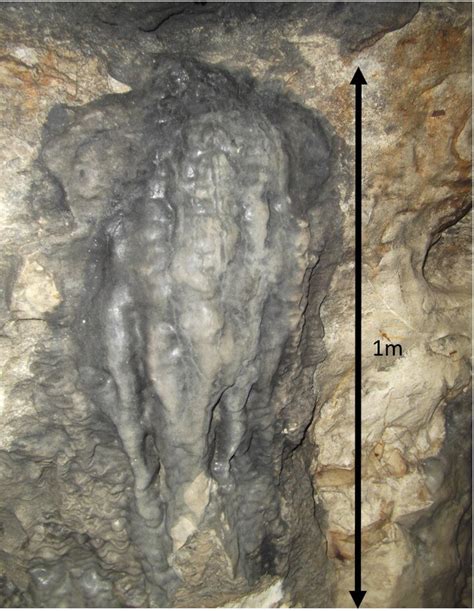 Carbonate Sinter Accumulated At The Entrance Of Harun Spring Tunnel S 8