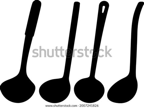 Soup Ladles Included Vector Image Stock Vector Royalty Free