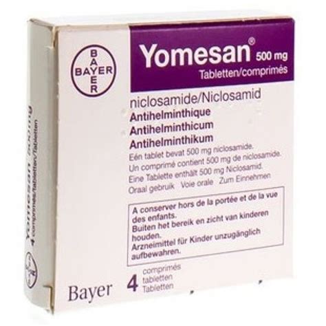 Yomesan 500 Mg 4 Tablets Yomesan500 Mg